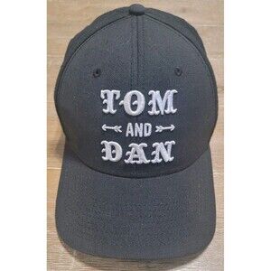 Tom & Dan Show Hat Wool Black Snapback A Mediocre Time Cap Under Brim Design